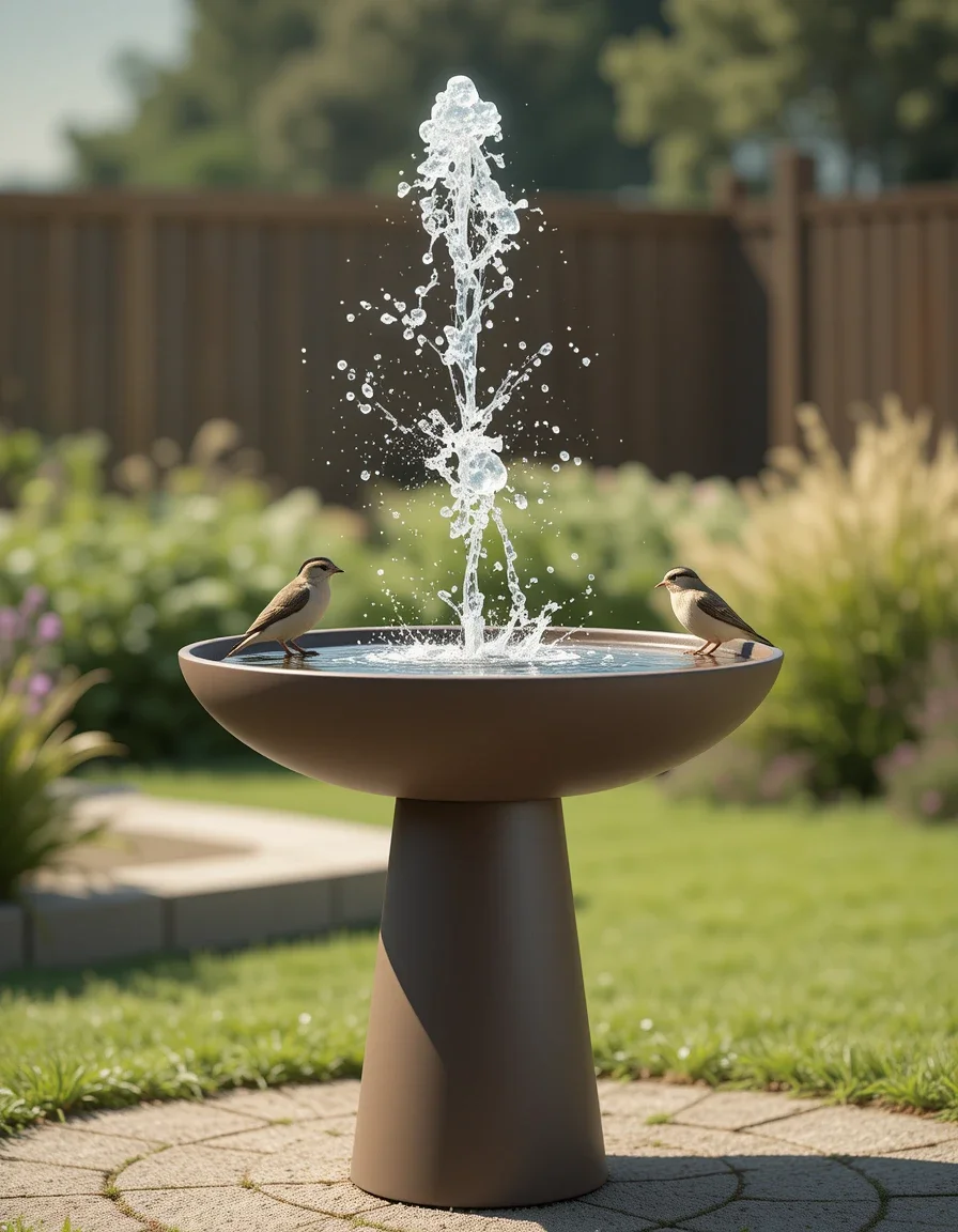 Modern Bird Bath