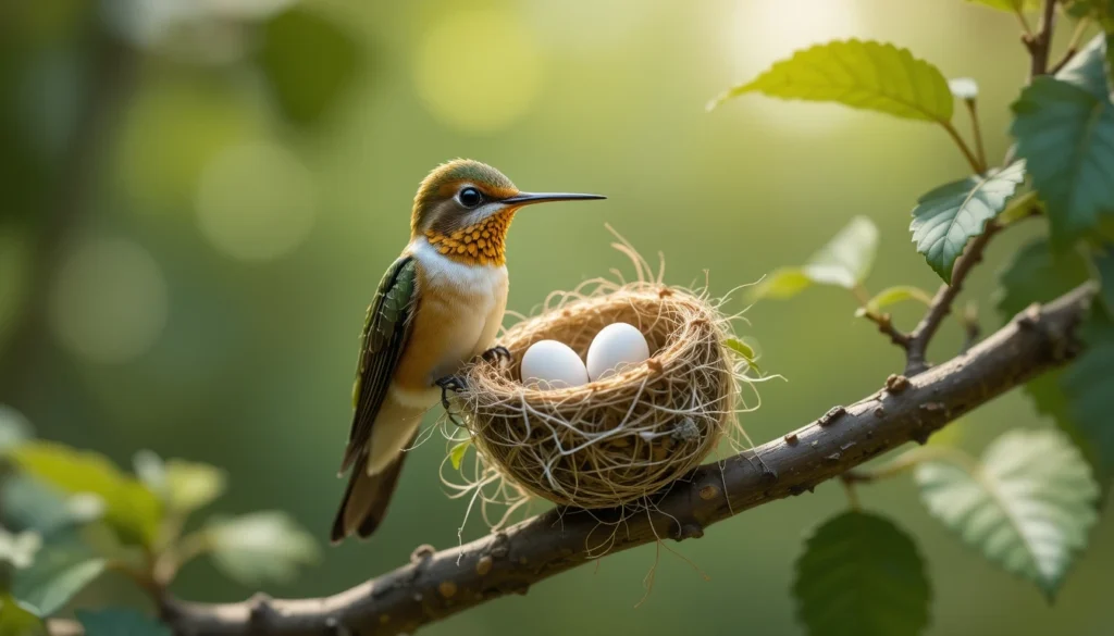 when do hummingbirds lay eggs