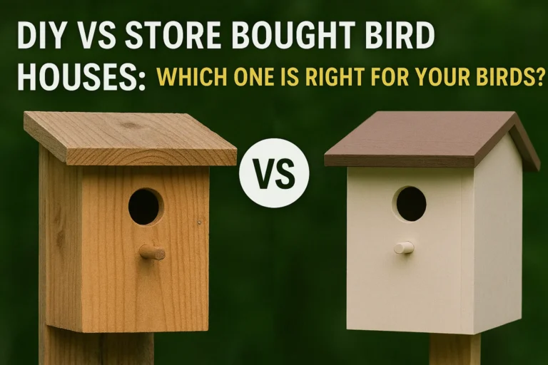 Different Types of Bird Houses.DIY and Store Bought Options