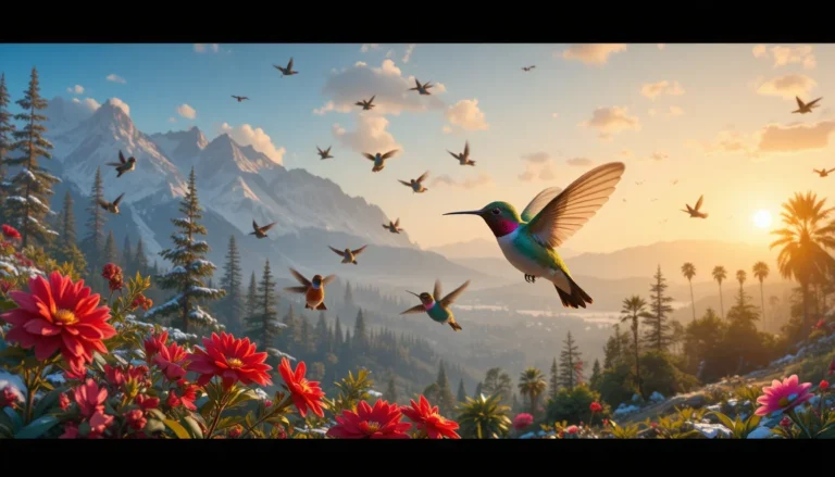 where do hummingbirds go in winter?